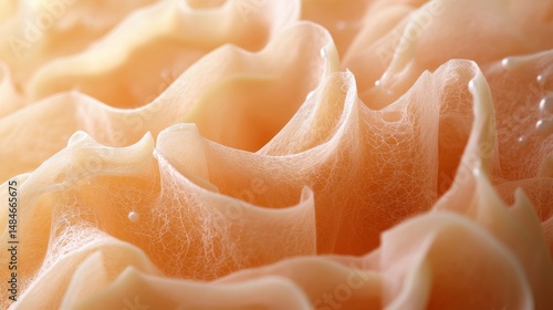 Microscopic View of Microbial Cellulose-Based Structures in Food