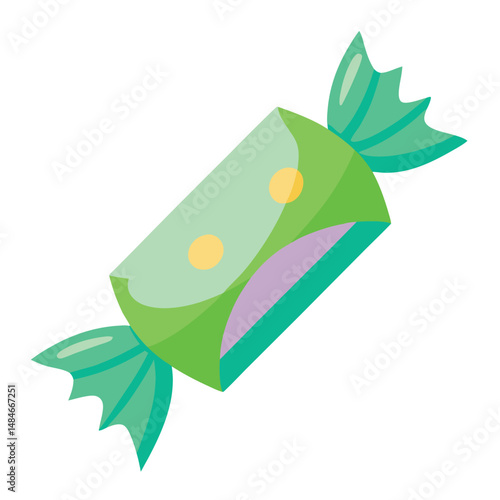Glow stick doodle words boo or spooky in neon icon outline vector illustration