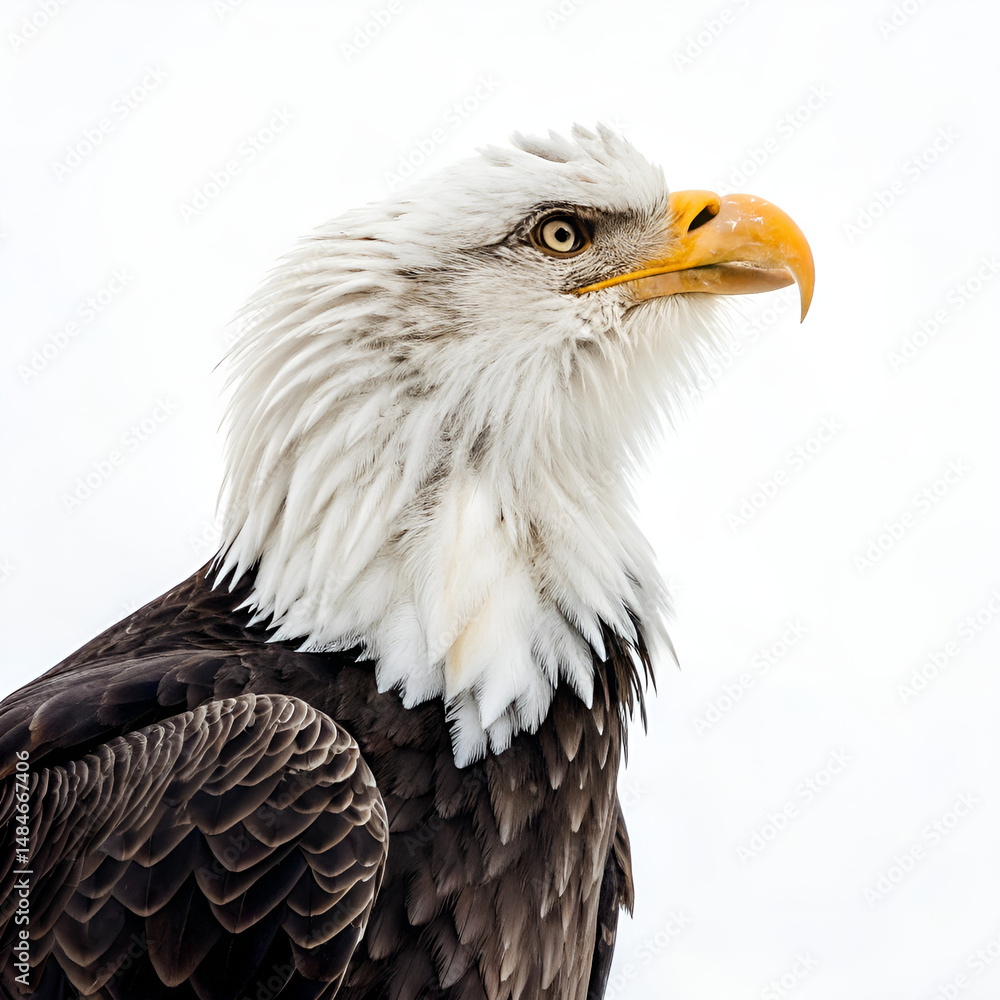 Obraz premium american bald eagle on a branch