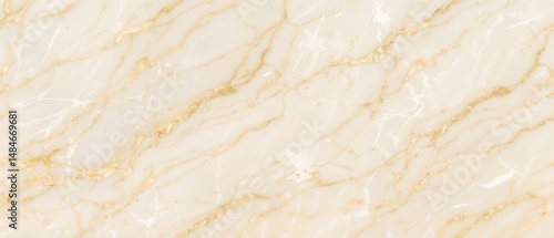 Elegant Beige Marble Texture with Golden Veins