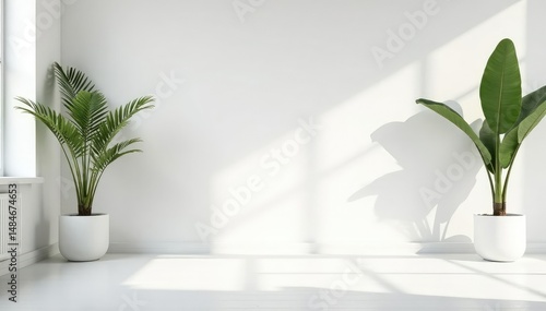 Pure white backdrop, elegant minimalist aesthetic, calm, peace
