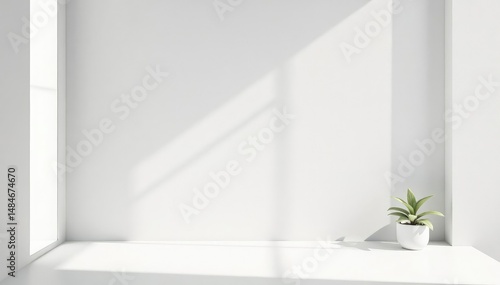 Pure white background, pristine surface, elegant simplicity , paper, canvas