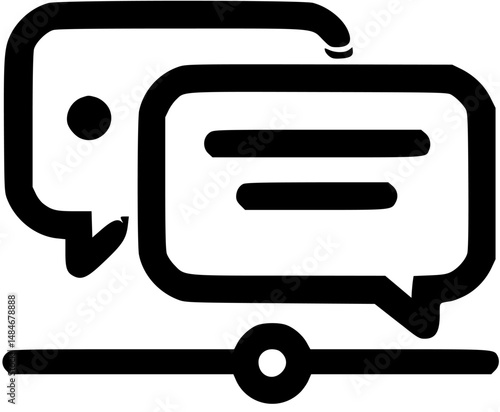 Communicating conversation exchange with slider