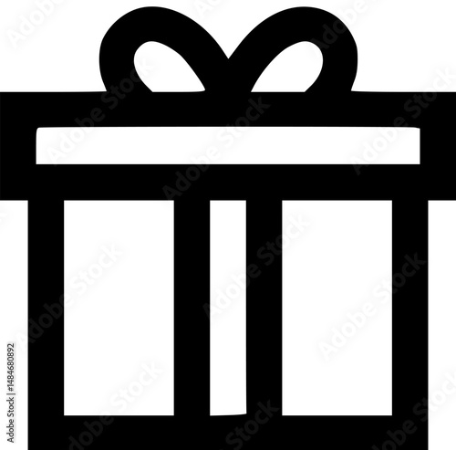 Wrapped surprise brimming with celebratory anticipation