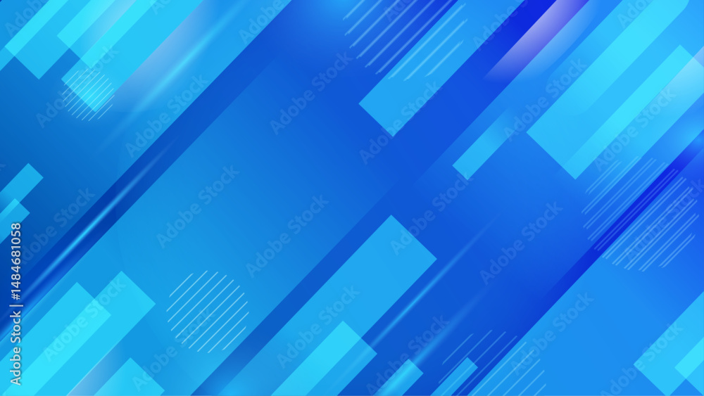 Obraz premium Modern dark blue abstract background paper shine and layer element vector