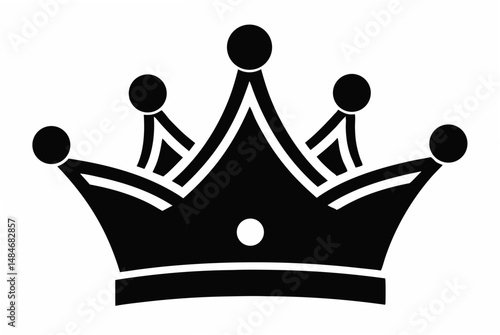 crown  silhouette vector