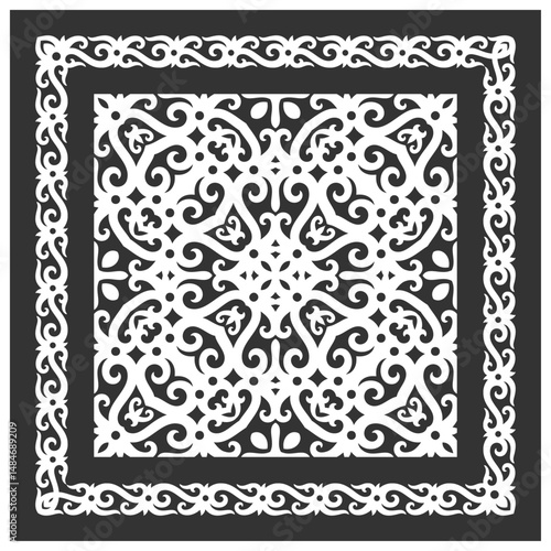 Borneo kalimantan dayak ornament set	