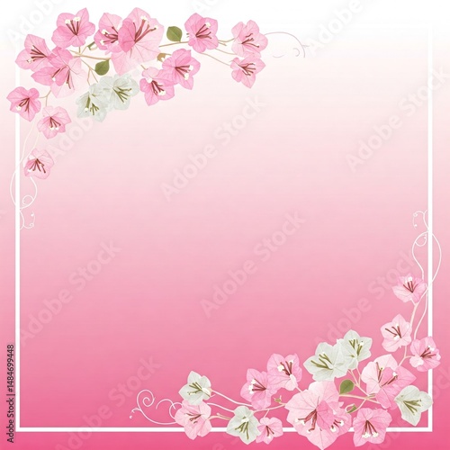 pink floral background
