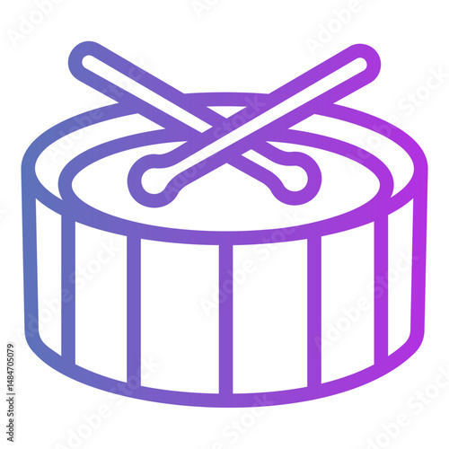 drum Gradient icon