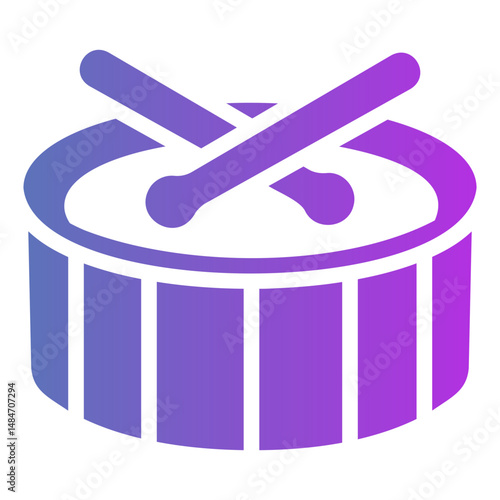 drum Gradient icon
