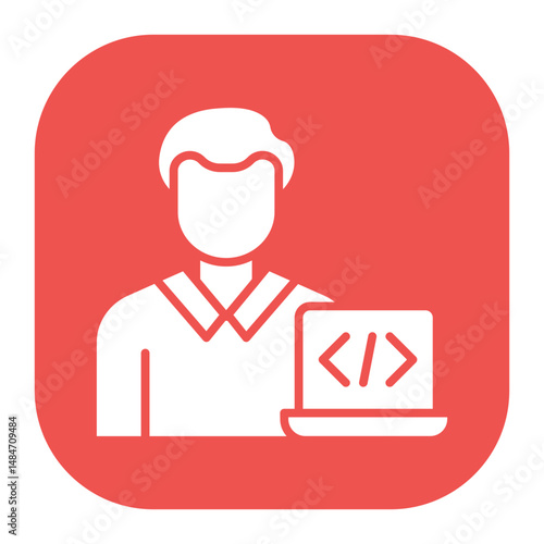 Developer Male Icon