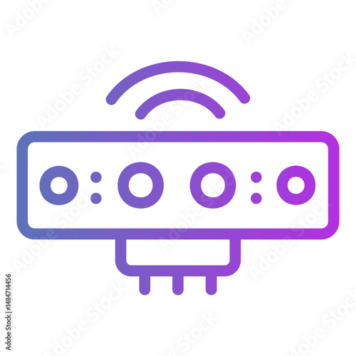 motion sensor Gradient icon