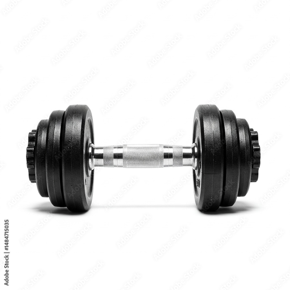 dumbbell isolated on white background dumbbell isolated on white background