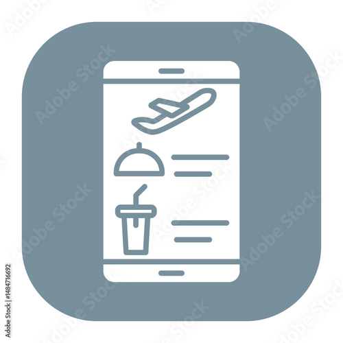 Digital Inflight Menu Icon