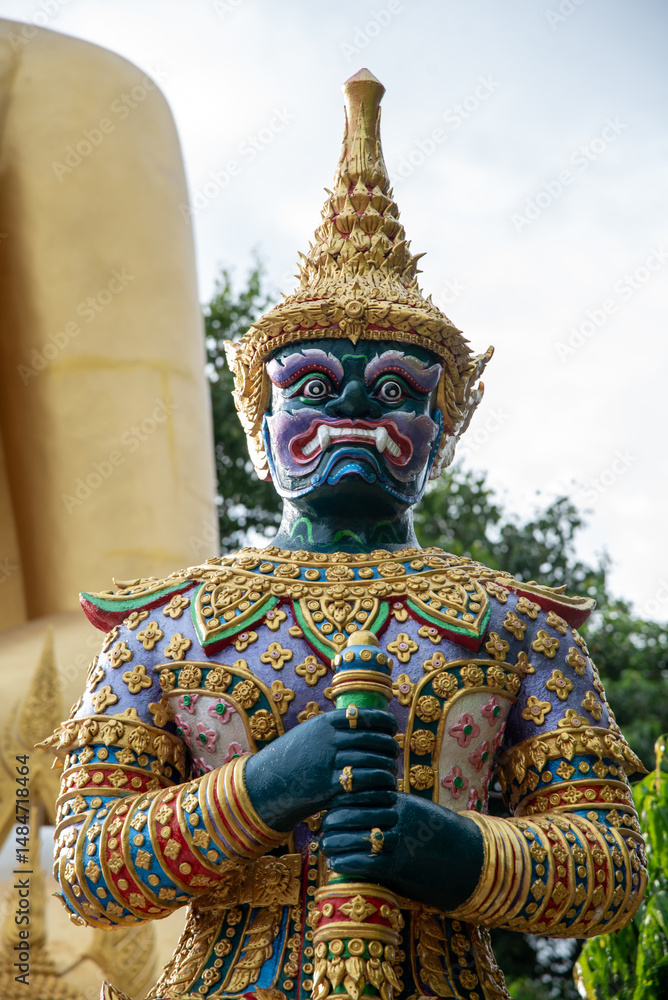 giant statue in thailand temple giant statue in thailand temple