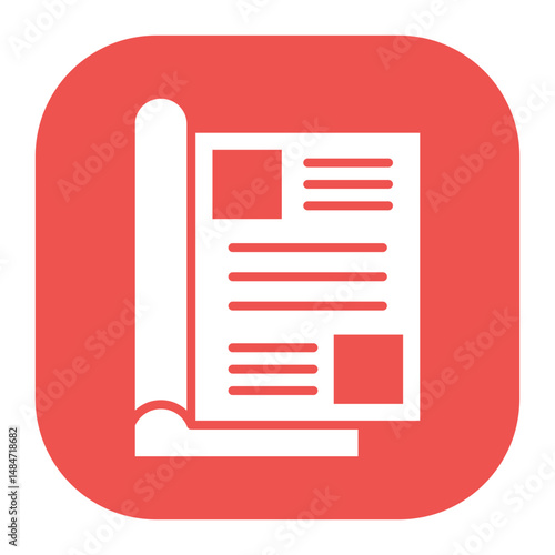 Magazine Layout Icon
