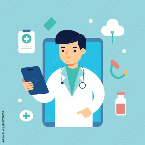 Online Doctor Consultation Mobile App Healthcare Professional