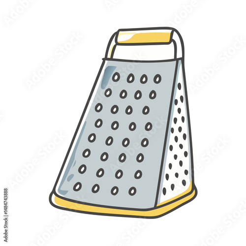 cheese grater icon, cheese grater vector illustration-simple illustration of cheese grater, perfect for cheese grater logos and icons