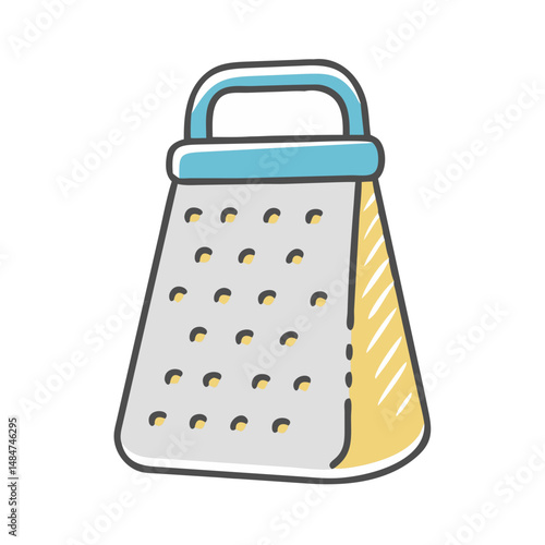 grater icon, grater vector illustration-simple illustration of grater, perfect for grater logos and icons