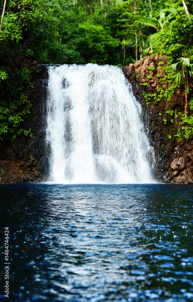 Obraz premium waterfall in the jungle