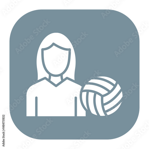 Lady Player Icon