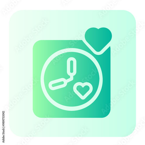 clock gradient icon