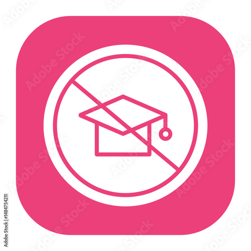 No Education Icon