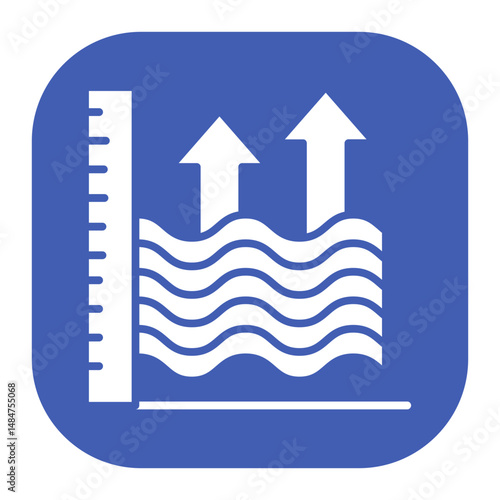 Sea Level Rise Icon