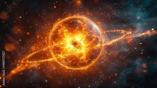 Bremsstrahlung radiation is electromagnetic radiation produced by the deceleration of a charged particle when deflected by another charged particle, typically an electron by an atomic nucleus