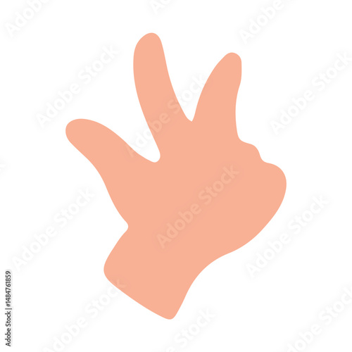 Hands holding gestures. hand holding a spoon, hand holding a pen, various hands with different shapes. Trendy hands poses vector set. Body language signs and symbols for communication