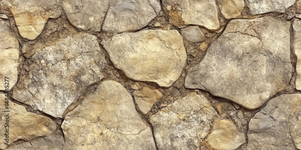Obraz premium Natural Stone Wall Pattern