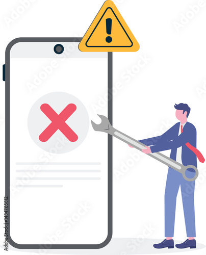 45System error, software problem or system failure, security alert or hardware fault to be fixed,

