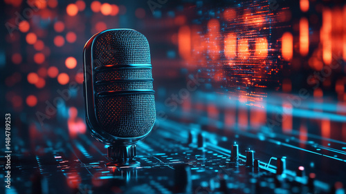 microphone on the computer keyboard
