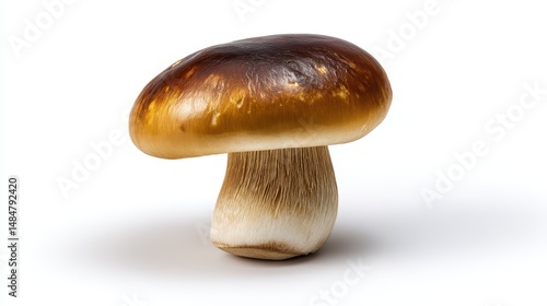 Fresh Porcini Mushroom on White Background is a premium-quality stock image ideal for use in lifestyle blogs, health content, promotional campaigns, and editorial publications.