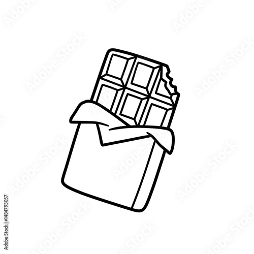 Chocolate Bar Illustration