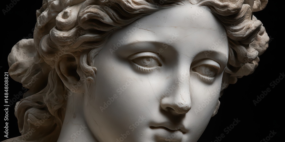 Classic Marble Sculpture Face Close-Up is a premium-quality stock image ideal for use in lifestyle blogs, health content, promotional campaigns, and editorial publications. Classic Marble Sculpture Face Close-Up is a premium-quality stock image ideal for use in lifestyle blogs, health content, promotional campaigns, and editorial publications.