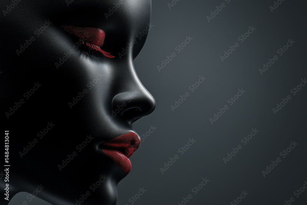 custom made wallpaper toronto digitalBeautiful black mannequins and nails