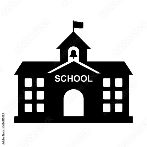 School building vector illustration education learning academic institution graphic design element