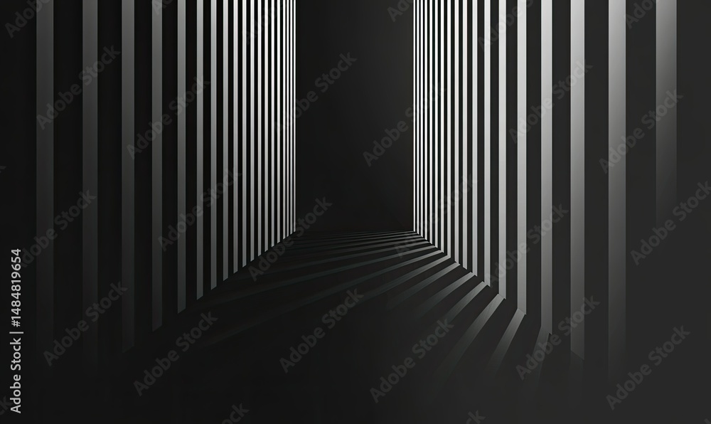 Obraz premium A black background with white wavy lines