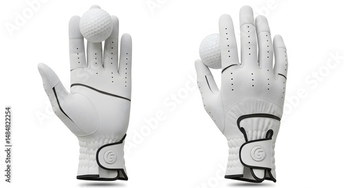Wilson Staff Golf Glove - Premium Leather Mockup