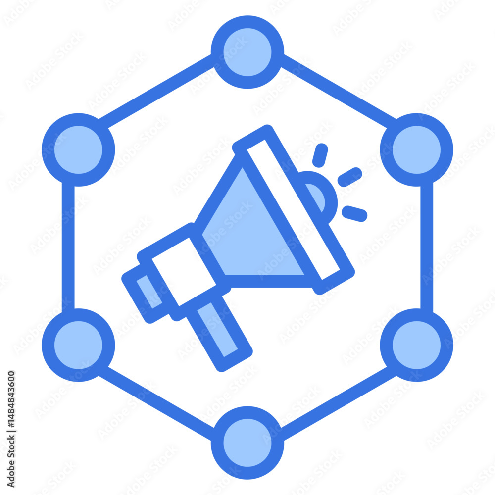 Marketing Network Icon Marketing Network Icon