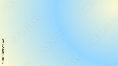 Wallpaper Mural Beautiful Summer Color Abstract Background. Sky blue and cream gradient mesh background. Refreshing abstraction artwork. Vector Illustration Torontodigital.ca