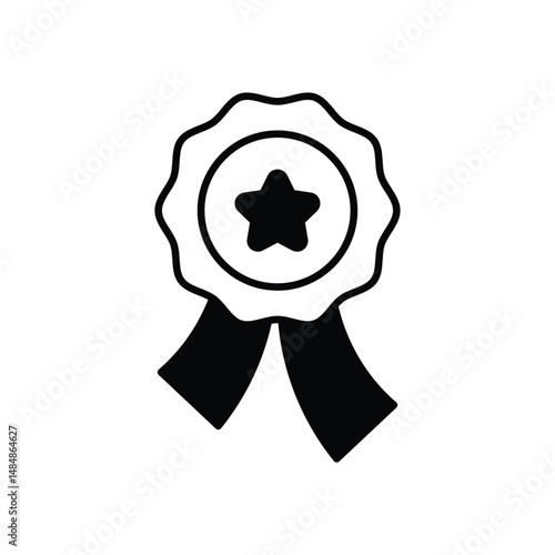 Badge icon vector stock illustration