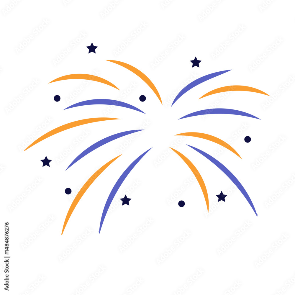 Obraz premium Birthday Flat Icon