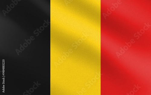 Free Download Flag of Belgium with paper texture and light. Vector illustration  - GFXLoad