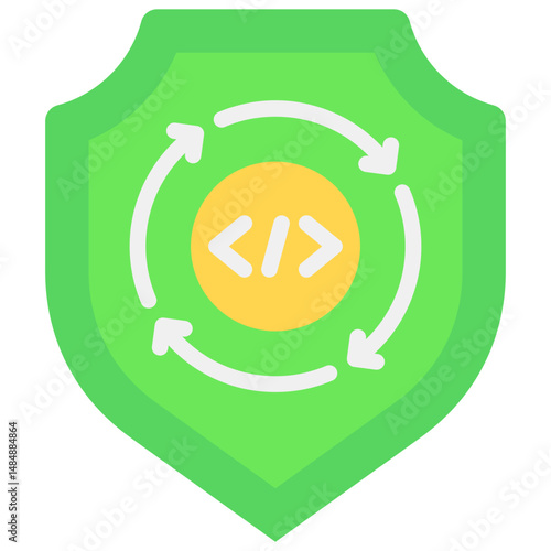 Security Fill Icon Vector Illusrtation