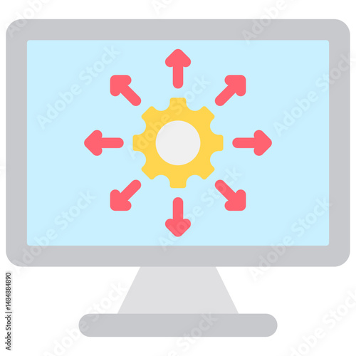 Jenkins Fill Icon Vector Illusrtation