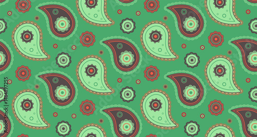 Contrast style and ink decoration. Embellishment dot on paisley effect. Custom elegance of elegant greeting.