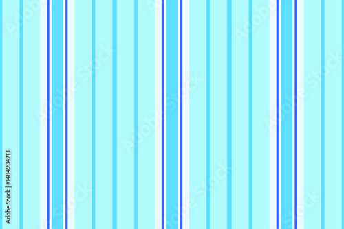 Iayout pattern stripe texture, skill textile background lines. Tcreen vector fabric seamless vertical in cyan and light colors.