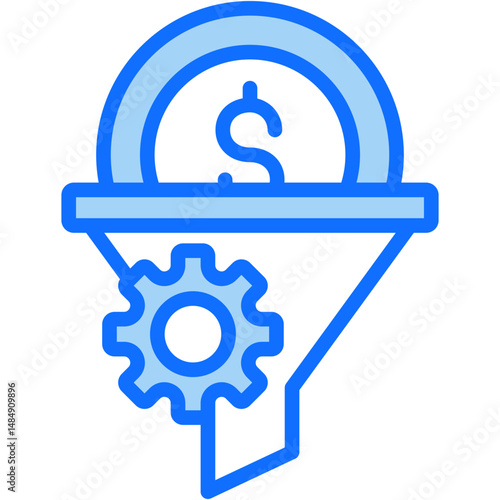 Influencer Marketing Mixed Icon Vector Illustration